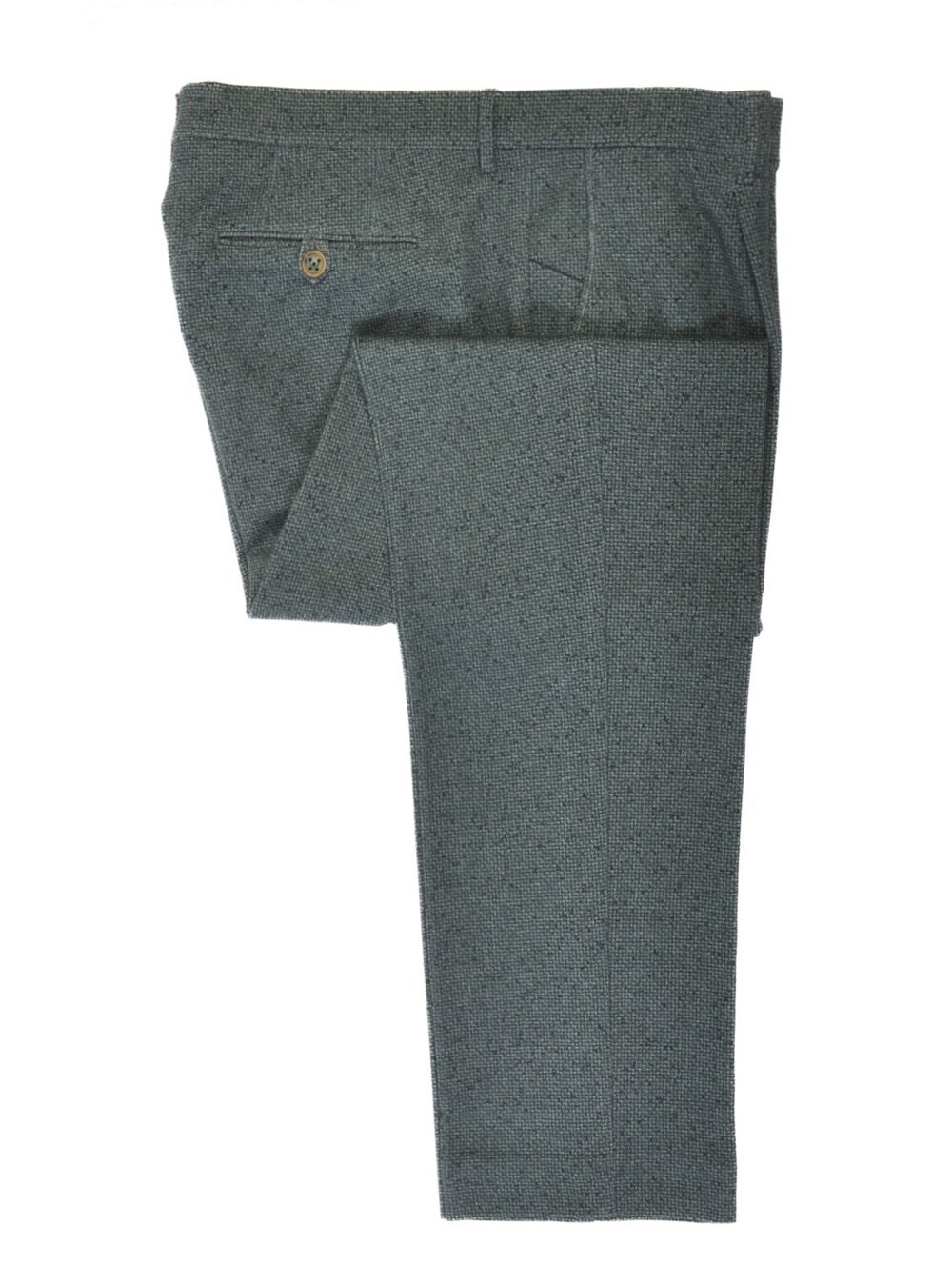 Berwich Green Print Pleated Trousers 37 36422
